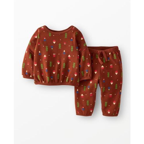 Baby Long Sleeve Waffle Top & Pants Set