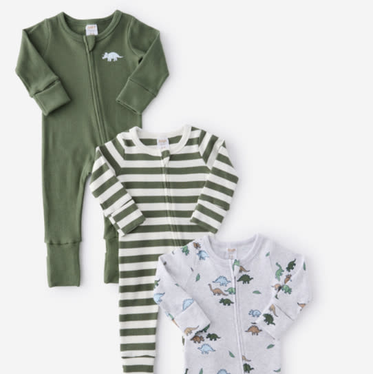 The 3Pk Remi Long Sleeve Zip Romper