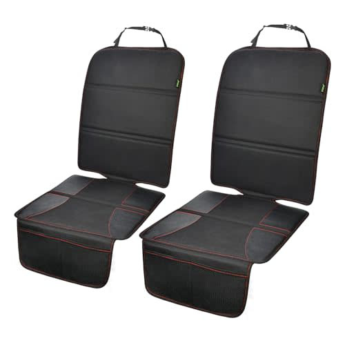 Car Seat Protector for Child Seat, 2 Pack Seat Protector with Thick Padding, Seat Covers to Protect Your Fabric and Leather Seats