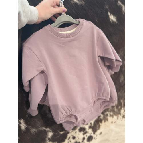 Plum Sweatshirt Bubble