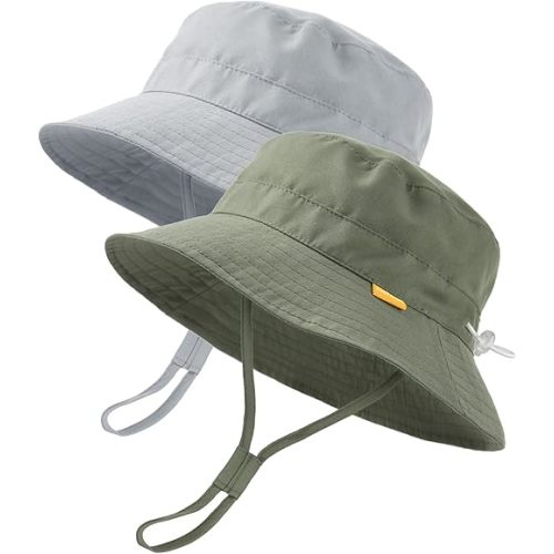 FURTALK Baby Sun Hat Toddler Boys Girls Bucket Hat for Kids 0-5 Years UPF 50+ Sun Protective Child Summer Beach Hats