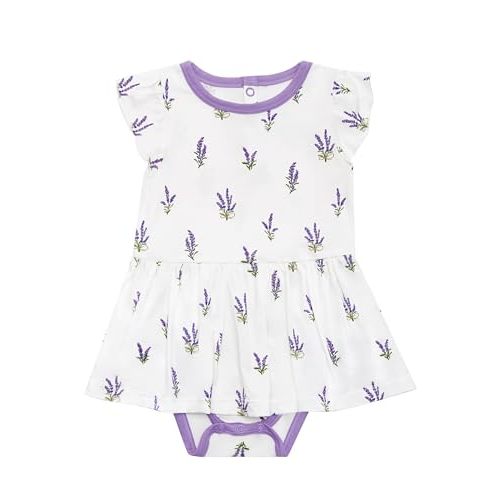 BambooBud Baby Girls Sleeveless Bodysuits Ruffled Bodysuit Viscose from Bamboo Cute Infant Girl Outfit Clothes