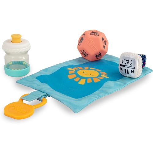 BEBE FUERTE Let's Move Giftset by Robin Arzon - Baby Activity Center with Bilingual Sensory Toys for Ages 3 Months and Up