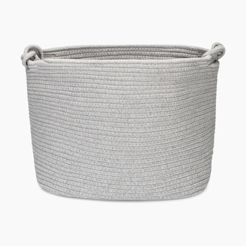 Parker Baby Co. Rope Cube Storage Basket - Gray