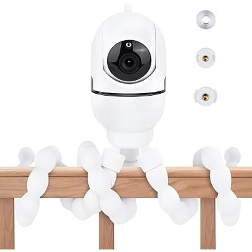 Adjustable Baby Monitor Mount, 7.8'' Tripod Baby Monitor Stand for HelloBaby HB65/HB40/HB6550/HB66/ HB6339/HB6550 Pro, ANMEATE SM935E, Flexible Baby Camera Stand for 1/4 Thread Connection Monitors