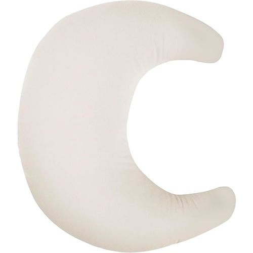 snuggle me Organic Nursing Pillow (New 2025 Design) | Bottle & Breastfeeding Pillow with Organic Cotton Cover & Fiberfill, Machine Washable Feeding Pillow, Newborn Essentials Must Haves (Natural) - v2