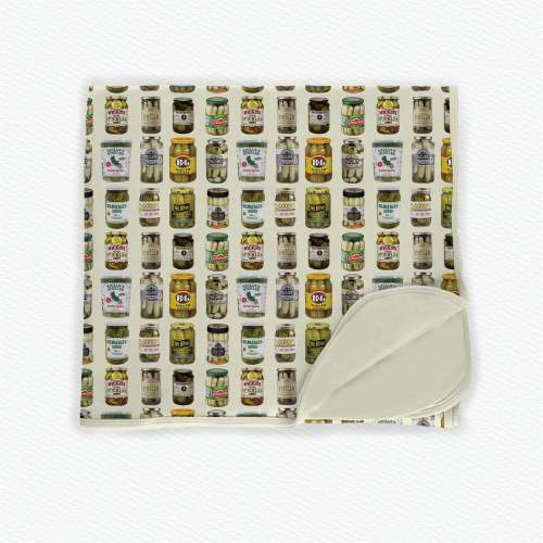 Just Dill With It Double Layered Bamboo Blanket