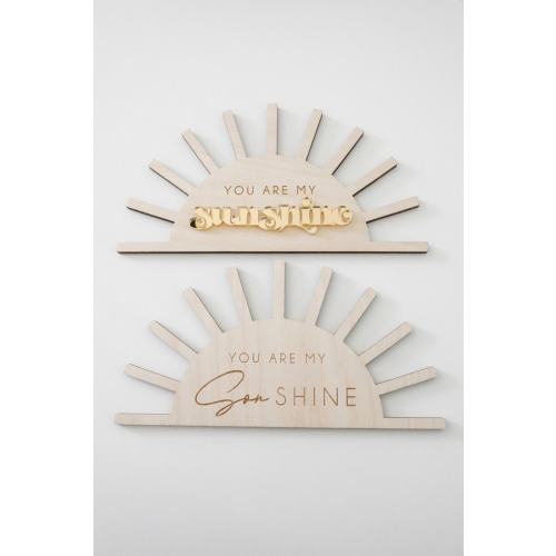 You Are My Sunshine | Sonshine | Sunshine | Rainbow Baby | Birth Announcement | Birth Plaque | Wooden Plaque | Baby Announcement