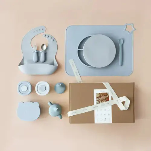 First Bites Gift Set (Ether/Sky Blue)
