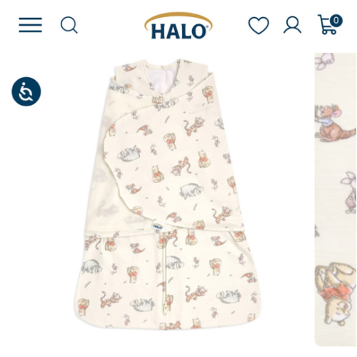 Winnie the Pooh Cotton Swaddle | Newborn | HALO