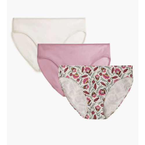 Organic Cotton Women's Maternity to Postpartum Evolve Underwear 3-Pack, Medium