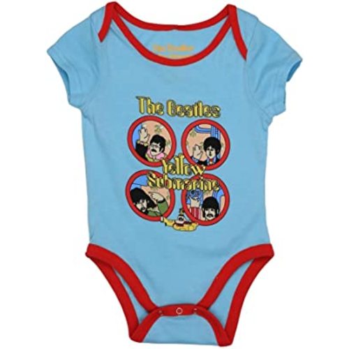 The Beatles Baby Grow Yellow Submarine Portholes Official 0 to 24 Months Size X Large (18 Months)