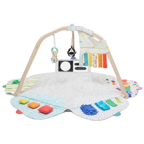Lovevery The Play Gym and Sensory Strands Bundle, Stage-Based Developmental Activity Gym for a Whole Year of Play Baby to Toddler Including Play Guide, Ages 0+ Months