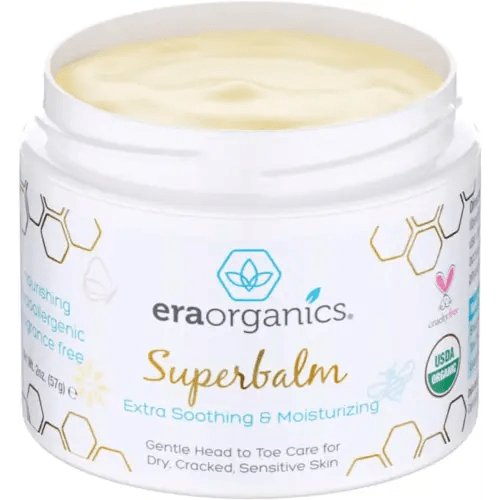 Era Organics Healing Ointment for Babies - USDA Certified Organic Natural Gentle Moisturizer for Sensitive Skin Prone To Baby Eczema, Cradle Cap (Infant Seborrheic Dermatitis), Rashes, Hives & More