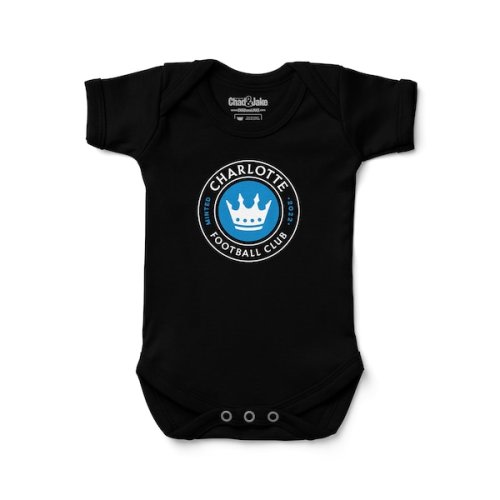 Infant Charlotte FC Chad & Jake Black Bodysuit