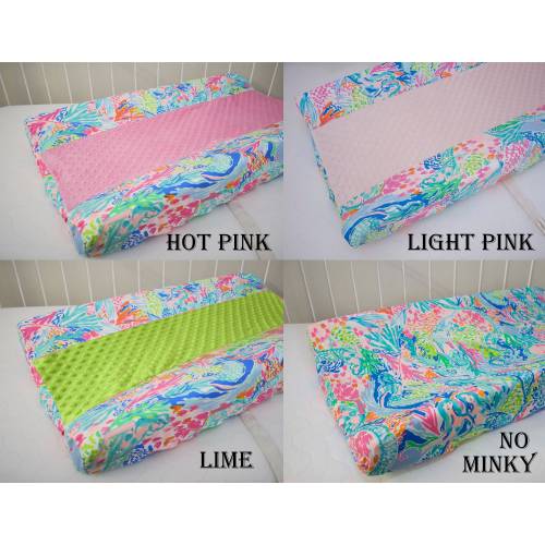 Baby Changing Pad Cover - Mermaid Palm Beach Nursery - Baby Shower Gift