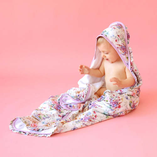 Katrina Ruffled Hooded Towel