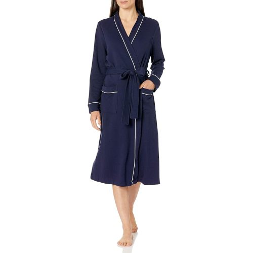 Amazon Essentials Women's Lightweight Waffle Full-Length Robe (Available in Plus Size)