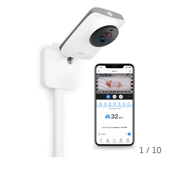 Miku Pro Smart Baby Monitor | No Contact Breathing and Sleep Tracking