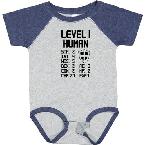 inktastic Level 1 Human Baby Bodysuit