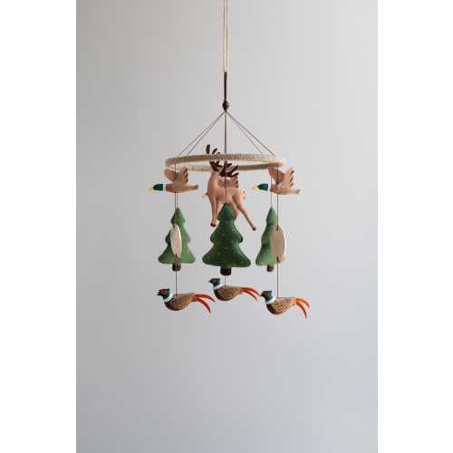 Baby mobile for hunting nursery, duck hunting, deer hunting decor, pheasant mobile, baby boy gift.