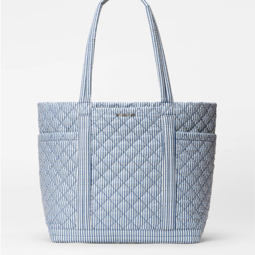 Seersucker Large Empire Tote