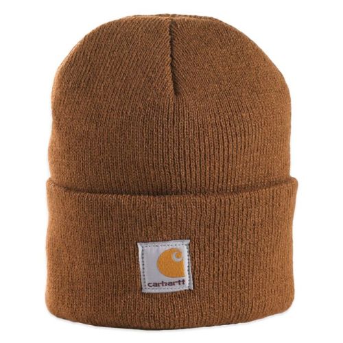 Carhartt® Foldover Knit Hat in Brown