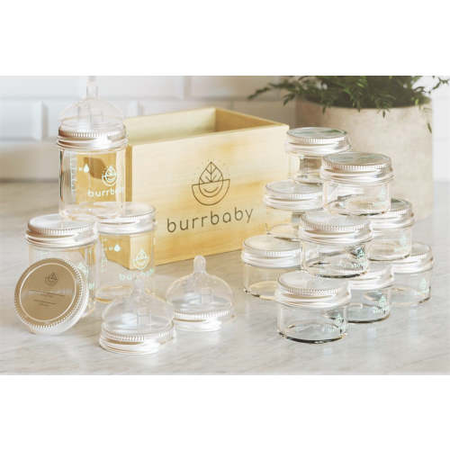 Burrbaby - Zero-Plastic Glass Breast Milk Storage and Bottles