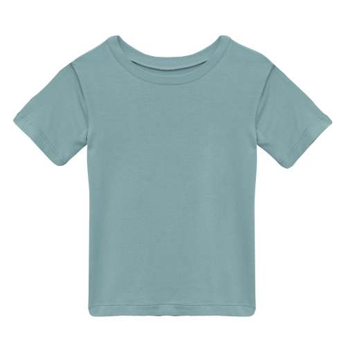 Short Sleeve Easy Fit Crew Neck Tee in Jade