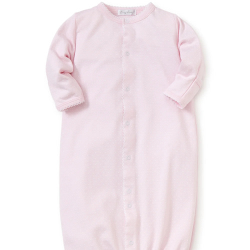Pink/White New Kissy Dots Print Converter Gown