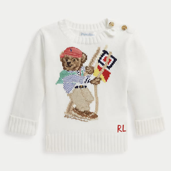 Polo Bear Cotton Sweater