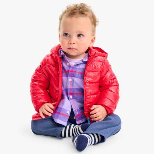 Baby lightweight puffer jacket 6-12M | Primary.com