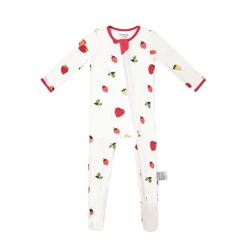 Okayinn BubblePanda Rayon Made From Bamboo Baby Pajamas Baby Clothes for Boys Girls Unisex Zip-Front Non-Slip Onesie Sleeper