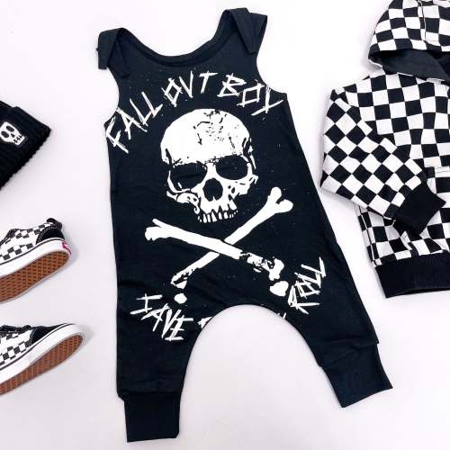 FALL OUT BOY BAND ROMPER