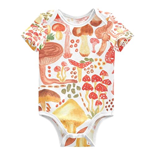 vvfelixl Baby Bodysuits Short Sleeve Cotton Baby Clothes For Boys Funny Baby Suits For Girls 0-24 Months