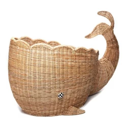 MacKenzie-Childs Whale Storage Basket