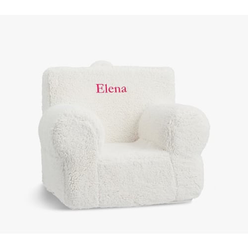 Anywhere Chair®, Cream Sherpa | Pottery Barn Kids