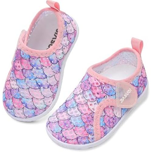 JIASUQI Baby Boys Girls Barefoot Swim Pool Water Shoes Beach Walking Sandals Athletic Sneakers