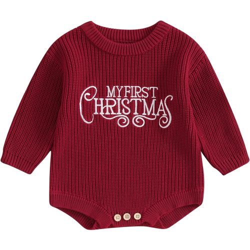 Adobabirl Knitted Sweater Bubble Romper Long Sleeve Jumpsuit Festival Outfit Fall Winter Spring Clothes