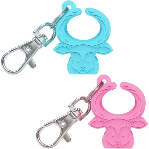 MORLIKE LIVING Silicone Buckle Release Tool, Unbuckle Assistant, Easy Buckle Release Aid for Parents and Caregivers to Unbuckle (Mint-Pink)