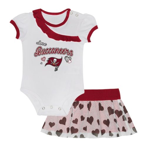 Newborn & Infant Tampa Bay Buccaneers Love My Team Bodysuit & Skirt Set