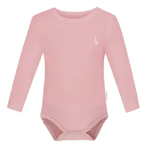 Long Sleeve Baby Onesie – RAPH&REMY® - Color: PINK, Size 0-3 Months
