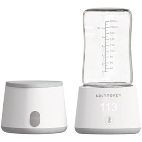 Portable Bottle Warmer Compatible with Philips Avent - Power Bank Rechargeable Breastmilk Warmer Travel-Friendly Easy to Use Wireless Baby Bottle Warmer