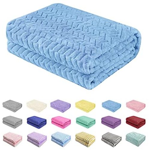 Baby Blanket Flannel, Cozy Throw - Any Size - Any Pink, Purple, Or Yellow