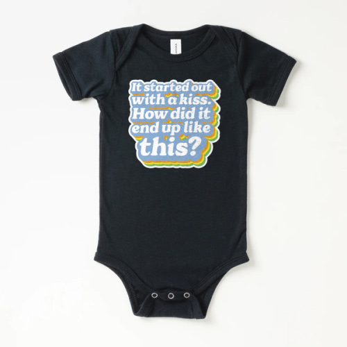 Started Out With a Kiss Onesie | All The Small Tees