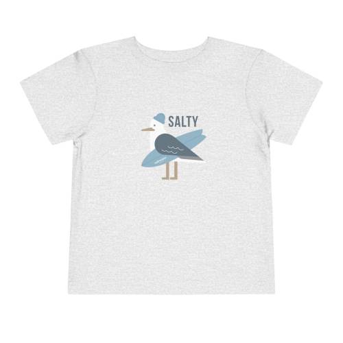 Toddler Salty Surf Bird Tshirt Summer Surfing Shirt Surfer Bird Hat Summer Cute Boy Beach Gift Seagull