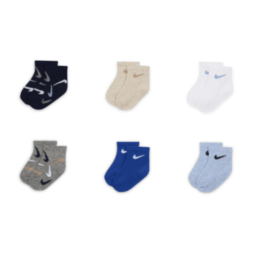 Nike Baby Swooshfetti Ankle Socks (6 Pairs)
