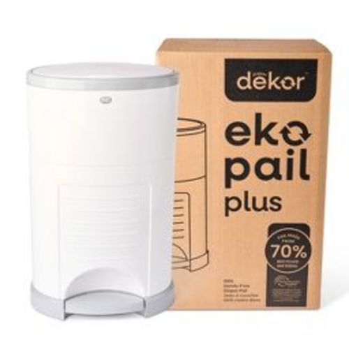 Diaper Dekor Eko Plus Diaper Pail - White