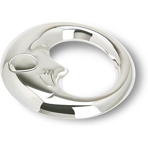 Sterling Silver Moon Rattle