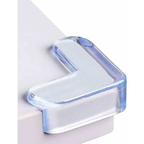 24 Pack Corner Protector for Baby: Baby Proofing Safety Corner Clear Furniture Tablet Corner Protection| Protectors Guards, Baby Proof Bumper & Cushion to Cover Sharp Furniture & Table Edges(L Shape)